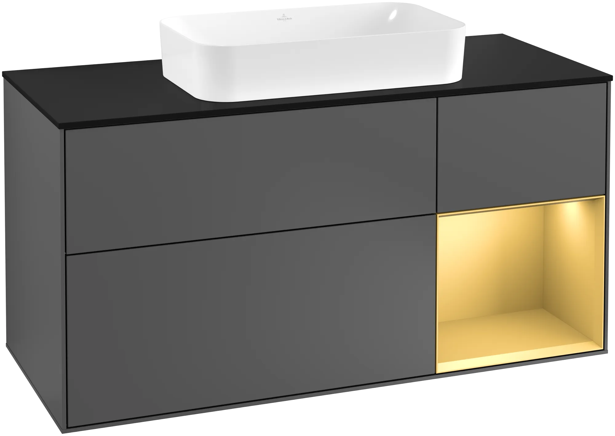 Villeroy & Boch Finion Waschbeckenunterschrank G30, anthrazit