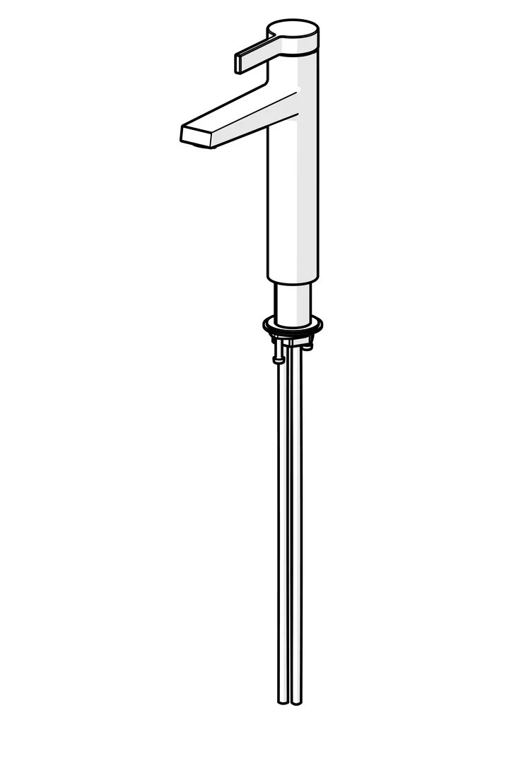 HansaLOFT Waschtischarmatur Einhebelmischer HansaLOFT 5756 Kupferrohr Ausladung 143 mm DN15 Chrom HansaLOFT Waschtischarmatur Einhebelmischer HansaLOFT 5756 Kupferrohr Ausladung 143 mm DN15 Chrom