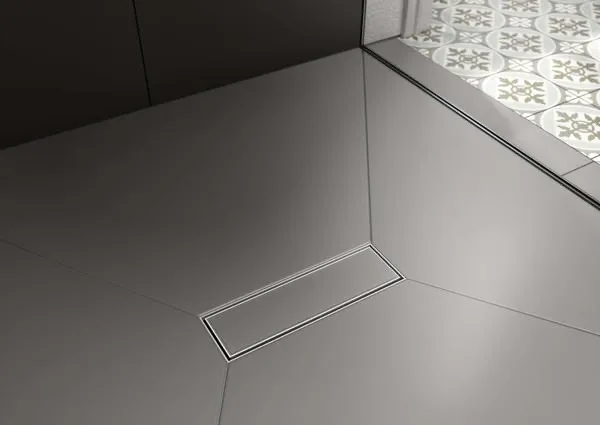Duschrinne CeraFrame Connect, rotgold matt, 300 x 90 mm