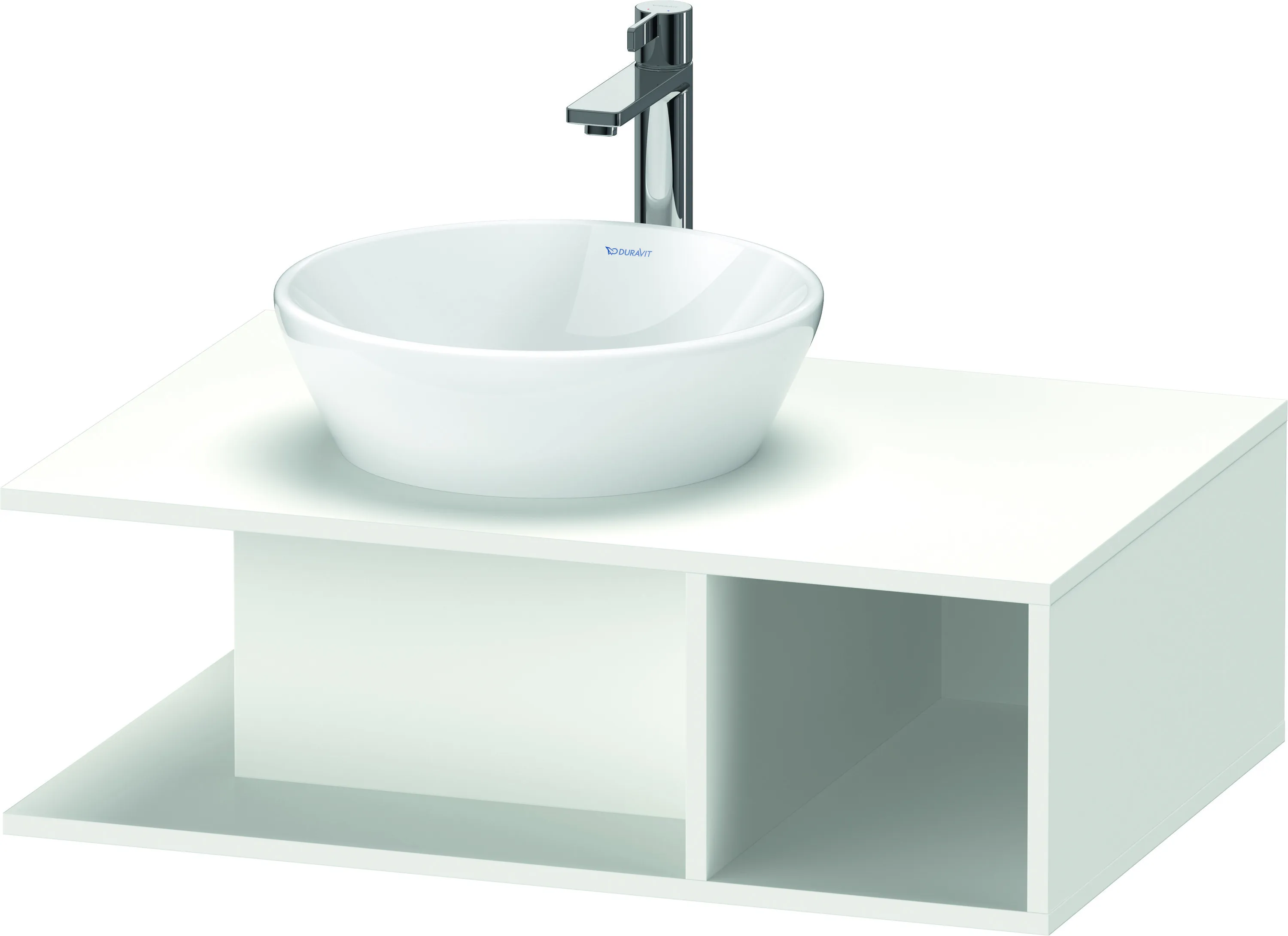 Duravit Waschtischunterschrank wandhängend „D-Neo“ 80 × 26 × 55 cm Weiß Matt Duravit Waschtischunterschrank wandhängend „D-Neo“ 80 × 26 × 55 cm Weiß Matt