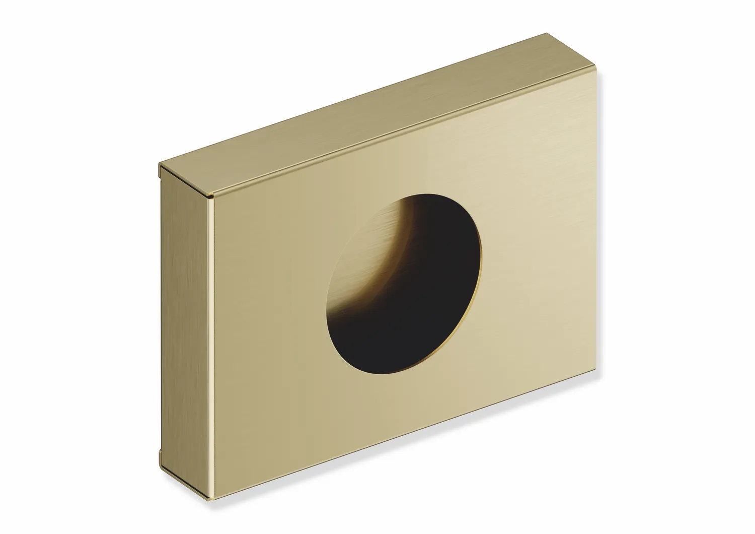 Hygienebeutelspender, Edelstahl, PVD, Breite 136 mm, Höhe 98 mm, Tiefe 27,5 mm, Wandmontage., in Farbe CK (messing glänzend) Hygienebeutelspender, Edelstahl, PVD, Breite 136 mm, Höhe 98 mm, Tiefe 27,5 mm, Wandmontage., in Farbe CK (messing glänzend)