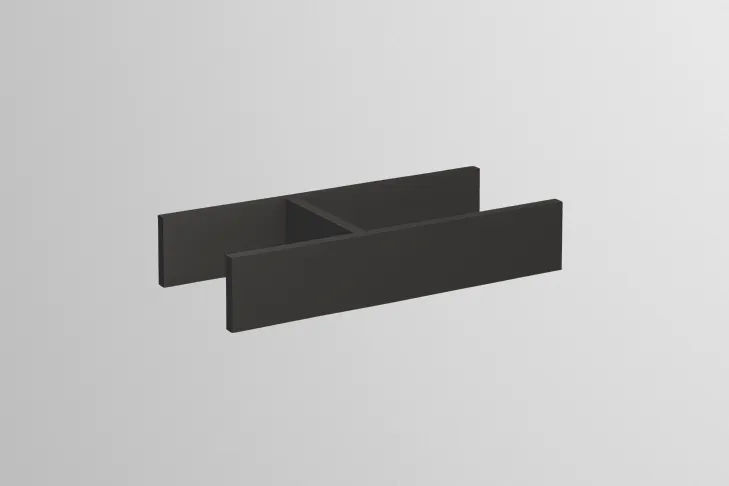 Facheinteilung H358.1 8400057 Lack Metallschwarz Facheinteilung H358.1 8400057 Lack Metallschwarz