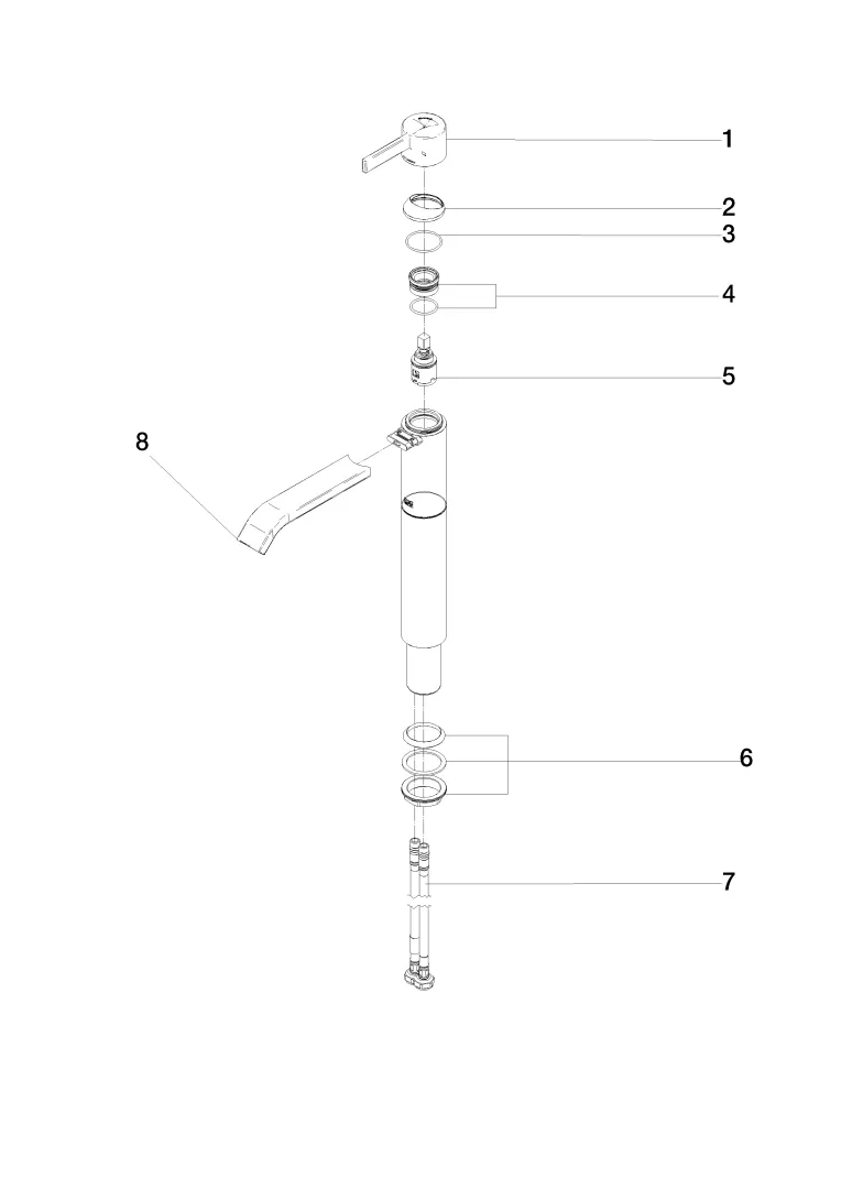 Waschtisch-Einhandbatterie mit erhöhtem Standfuß ohne Ablaufgarnitur IMO Chrom 33537671 Waschtisch-Einhandbatterie mit erhöhtem Standfuß ohne Ablaufgarnitur IMO Chrom 33537671