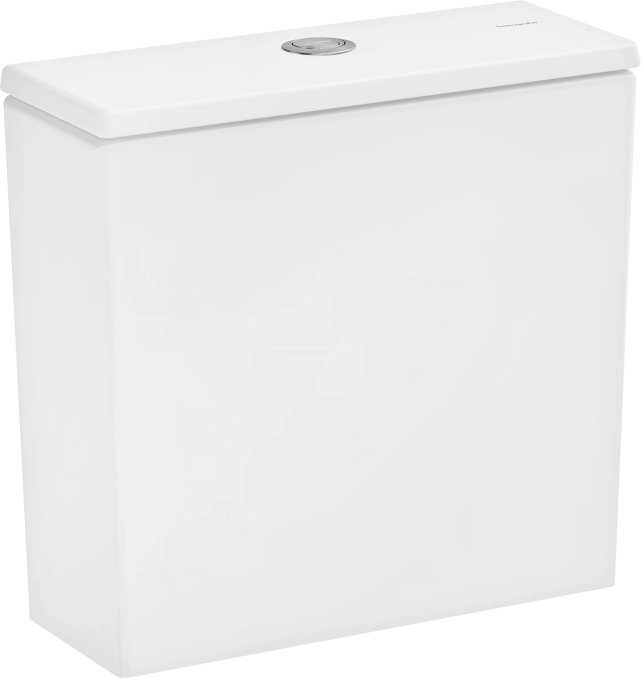 Hansgrohe EluPura Original Q Aufsatzspülkasten, weiß, Innengewinde, duale Spülung, glänzend Hansgrohe EluPura Original Q Aufsatzspülkasten, weiß, Innengewinde, duale Spülung, glänzend