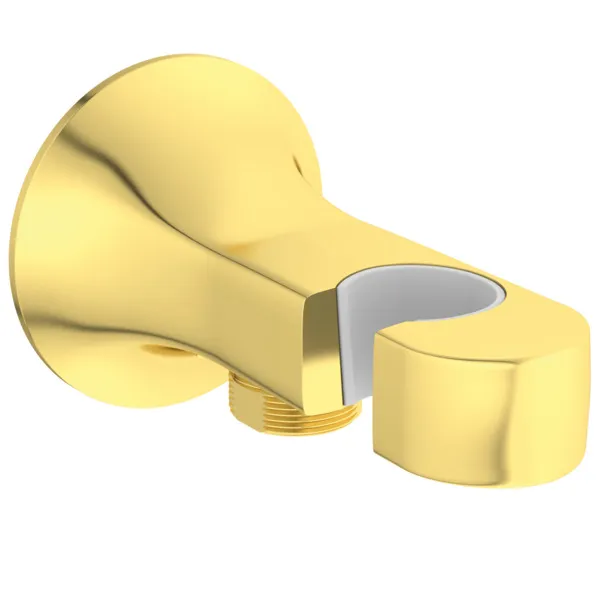 Ideal Standard La Dolce Vita Wandanschlussbogen Unterputz mit Brausehalter Brushed Gold Ideal Standard La Dolce Vita Wandanschlussbogen Unterputz mit Brausehalter Brushed Gold