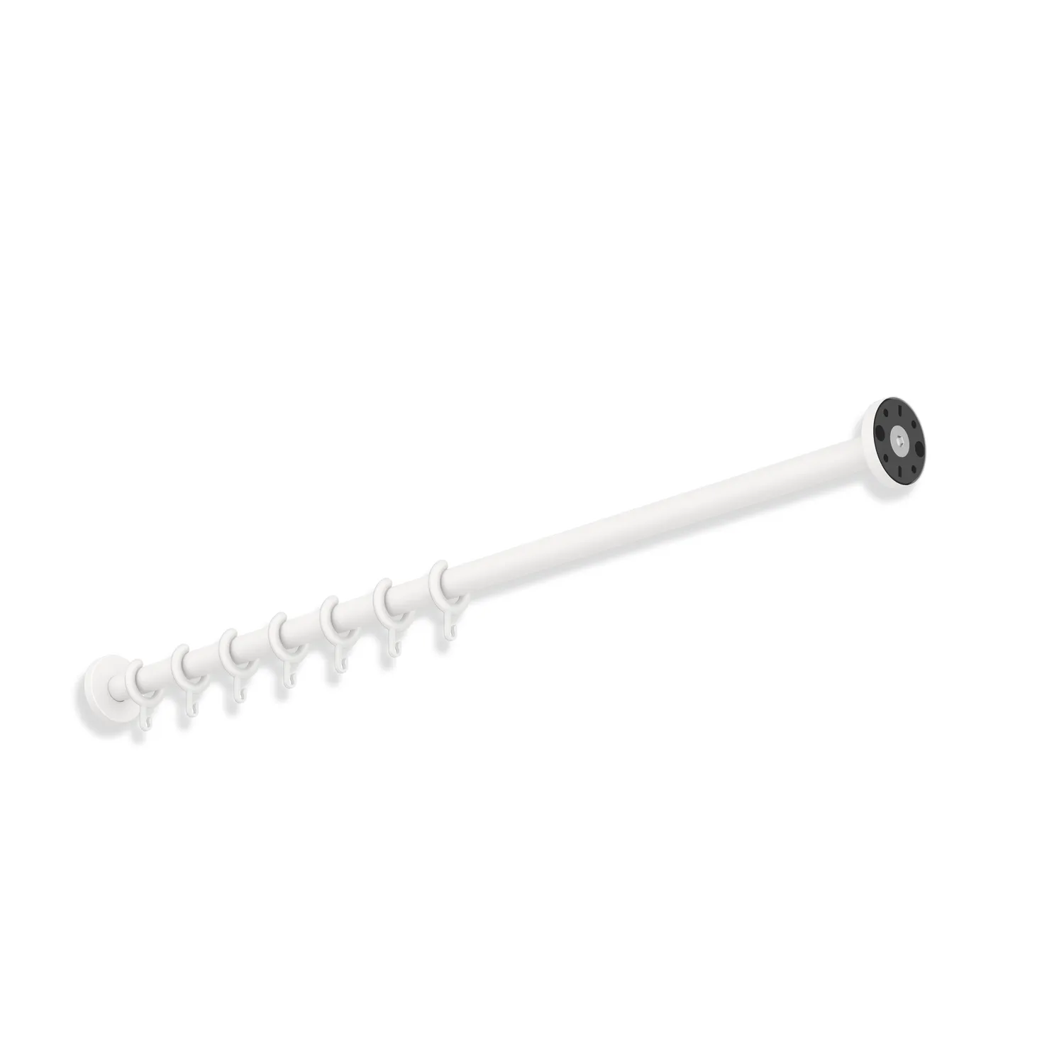 VH-Stange, d:25, L:1000, 10 Ringe, pulverbeschichtet weiß tiefmatt VH-Stange, d:25, L:1000, 10 Ringe, pulverbeschichtet weiß tiefmatt