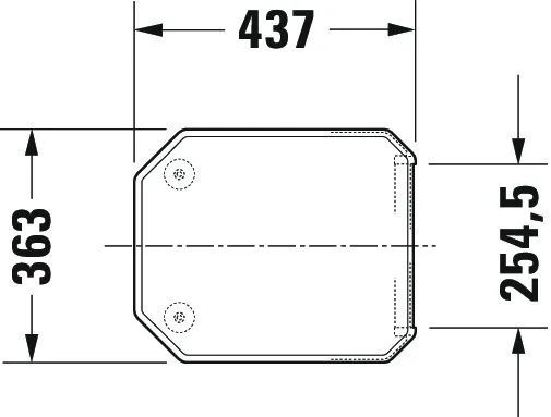 Duravit WC-Sitz „1930“ 36,7 × 43,7 × 3,6 cm