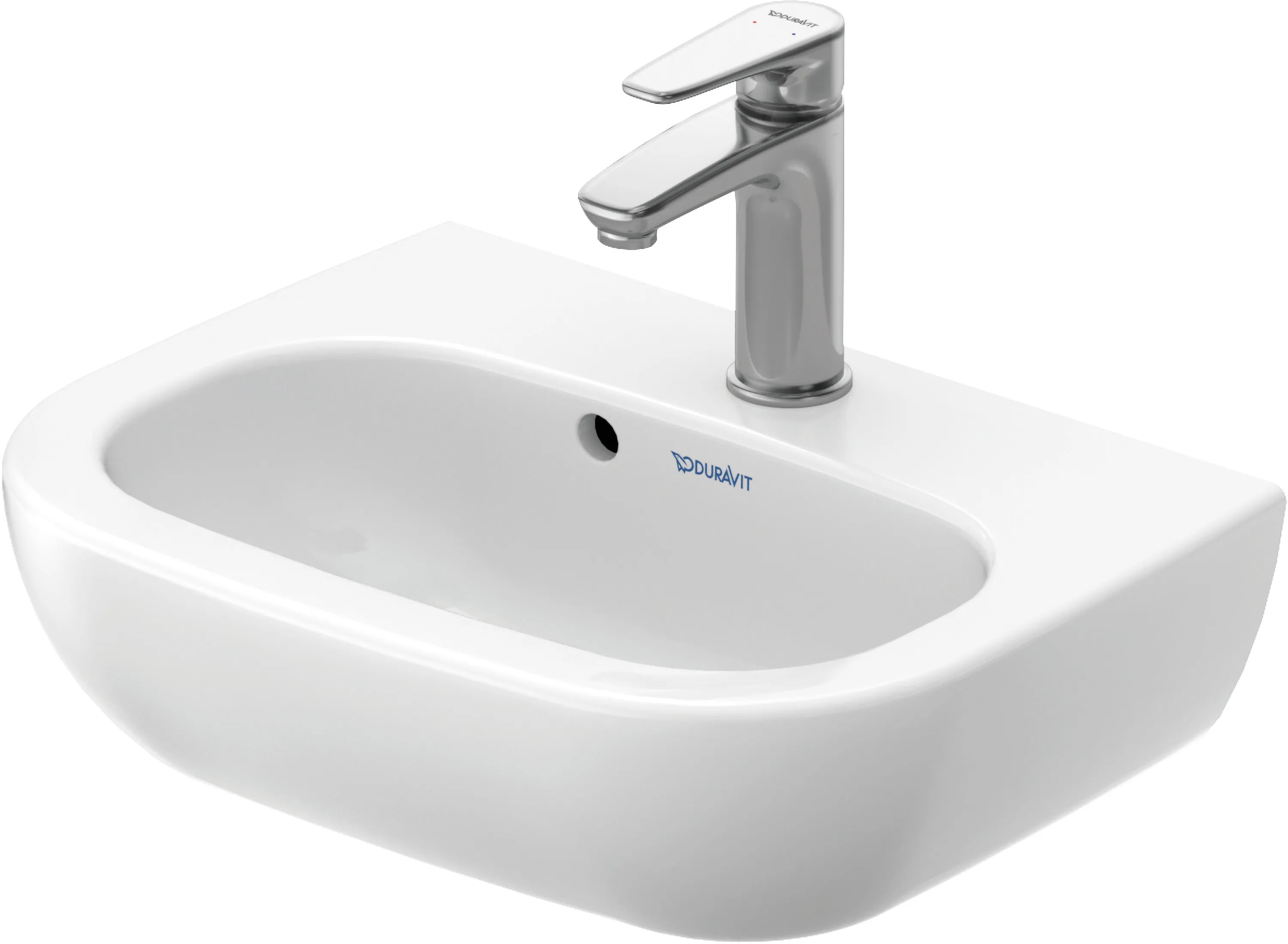 Handwaschbecken „D-Code“, Form rechteckig 45 × 34 cm  Handwaschbecken „D-Code“, Form rechteckig 45 × 34 cm