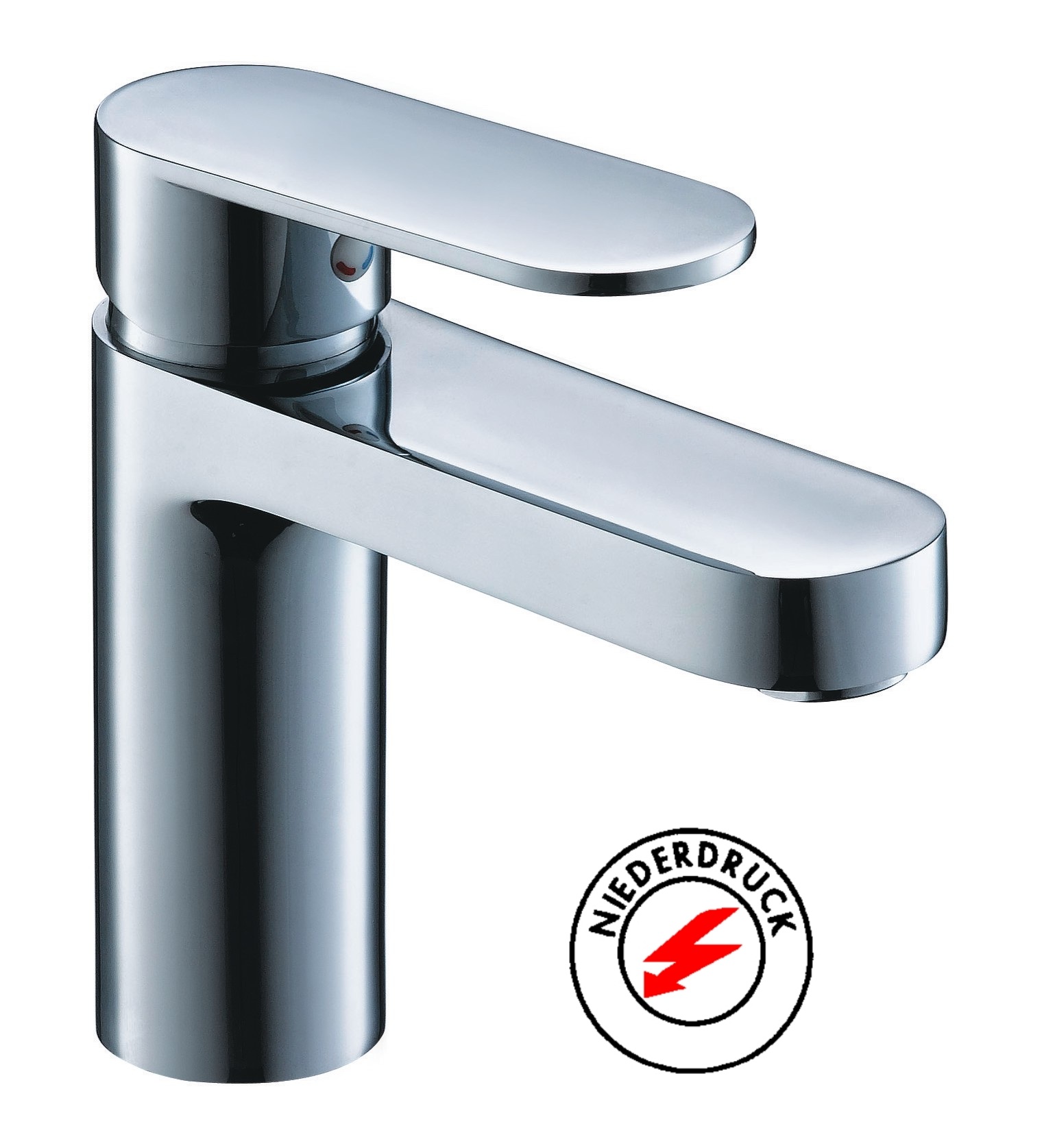Waschtisch-Einhandbatterie AqvaPlus - für offene Heißwasserbereiter - 1"1/4 Zugstangen-Ablaufgarnitur - Kartusche mit keramischen Dichtscheiben - Heisswassersperre - Wassermengendurchflussregulierung - flexible Druckschläuche 3/8", DVGW W270 - chrom Waschtisch-Einhandbatterie AqvaPlus - für offene Heißwasserbereiter - 1"1/4 Zugstangen-Ablaufgarnitur - Kartusche mit keramischen Dichtscheiben - Heisswassersperre - Wassermengendurchflussregulierung - flexible Druckschläuche 3/8", DVGW W270 - chrom