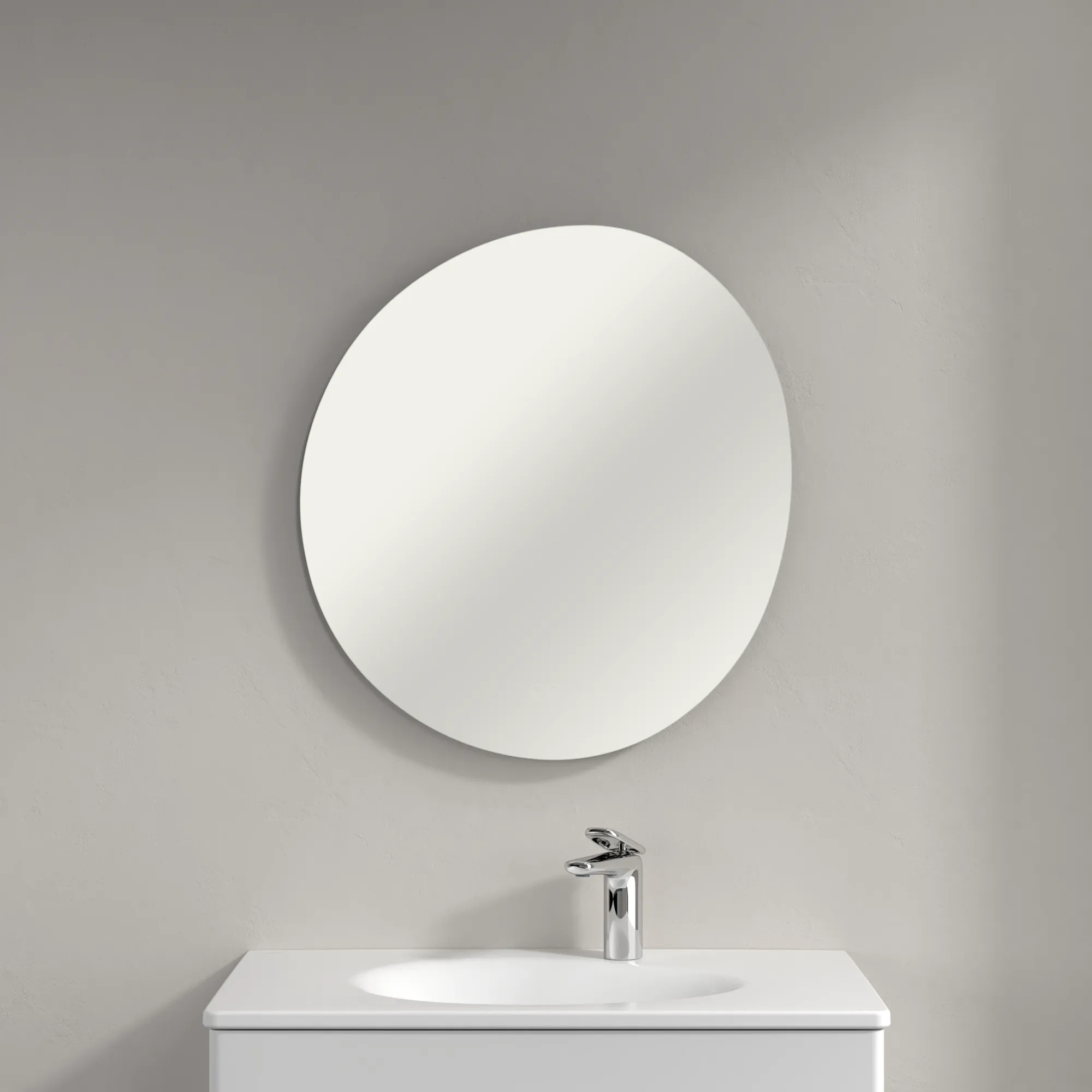 Villeroy & Boch Spiegel „Antao“ 65 × 70,7 cm, mit Beleuchtung