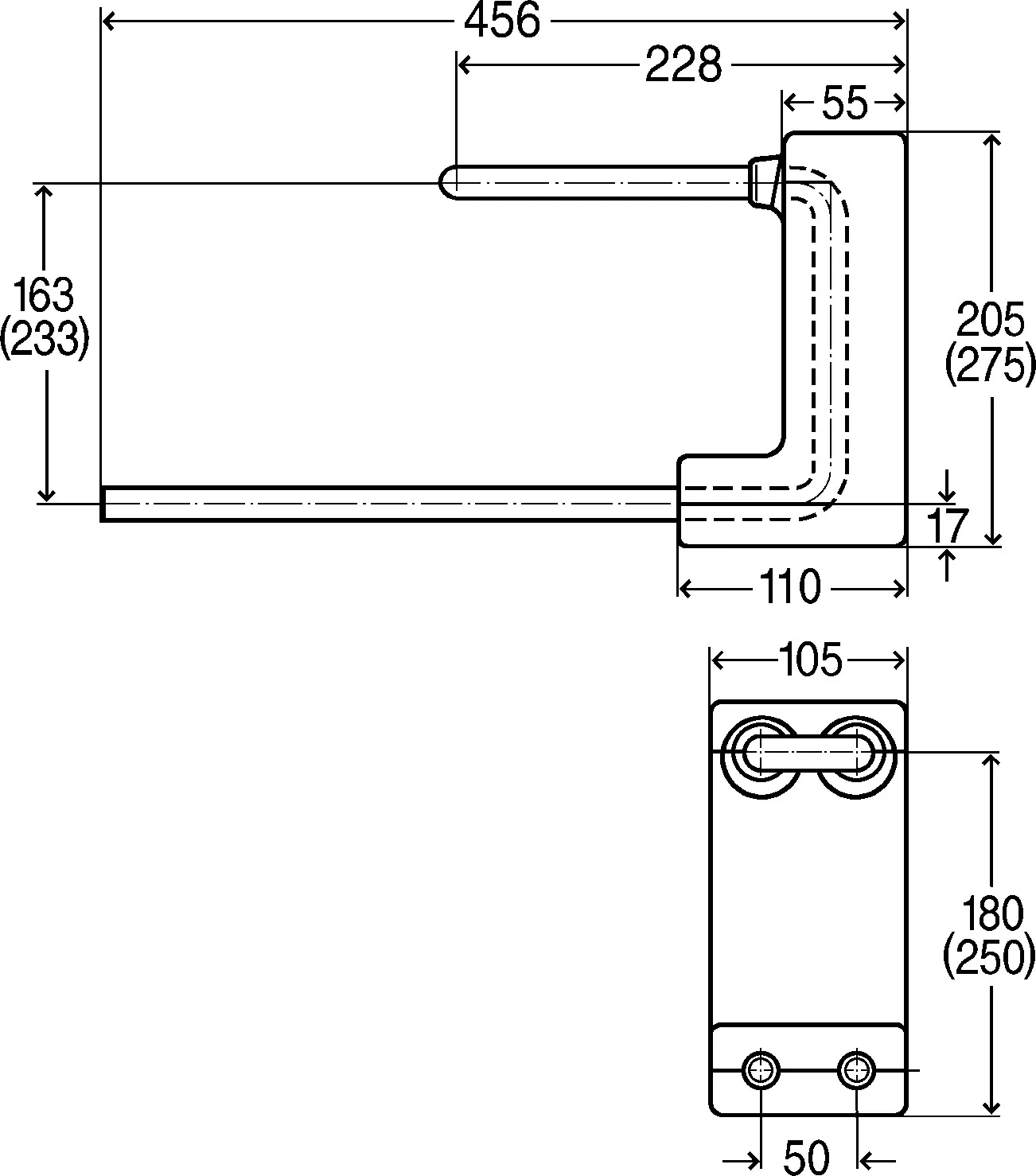 Viega „Raxofix“ Heizkörperanschlussblock 250 mm Viega „Raxofix“ Heizkörperanschlussblock 250 mm