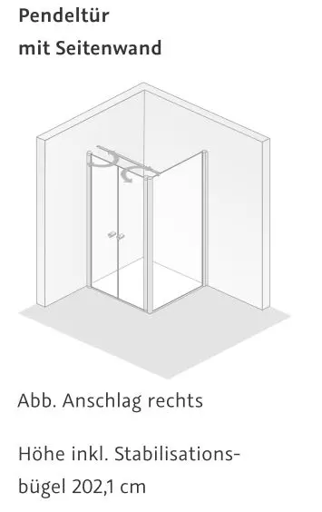 HSK teilgerahmte Seitenwand „Exklusiv 2.0“ 90 × 200 cm Glas Nebel, Profile Chromoptik (Alu Hochglanz poliert) HSK teilgerahmte Seitenwand „Exklusiv 2.0“ 90 × 200 cm Glas Nebel, Profile Chromoptik (Alu Hochglanz poliert)