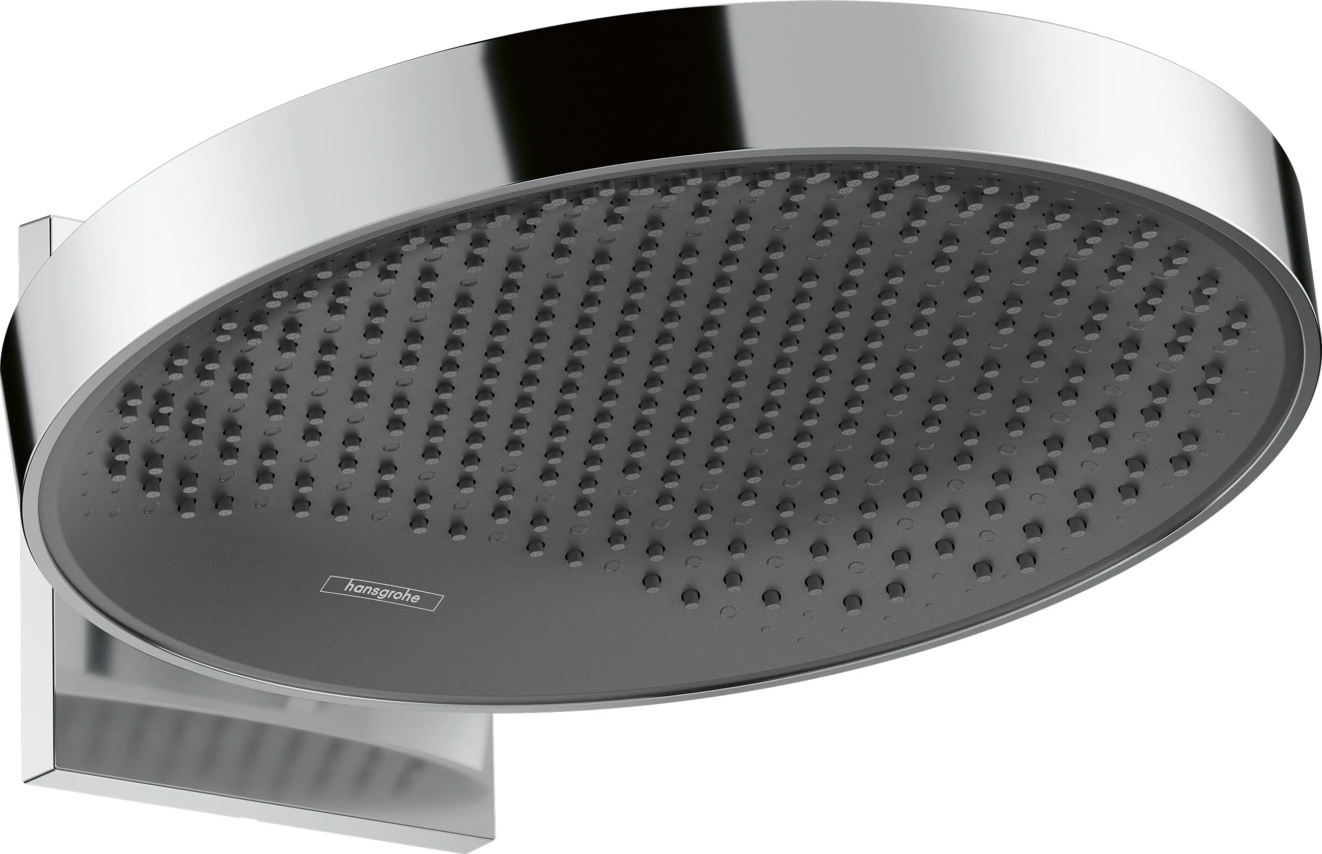 Hansgrohe Rainfinity Kopfbrause 360° 1-Jet, Chrom, Wandmontage, 381 mm Ausladung