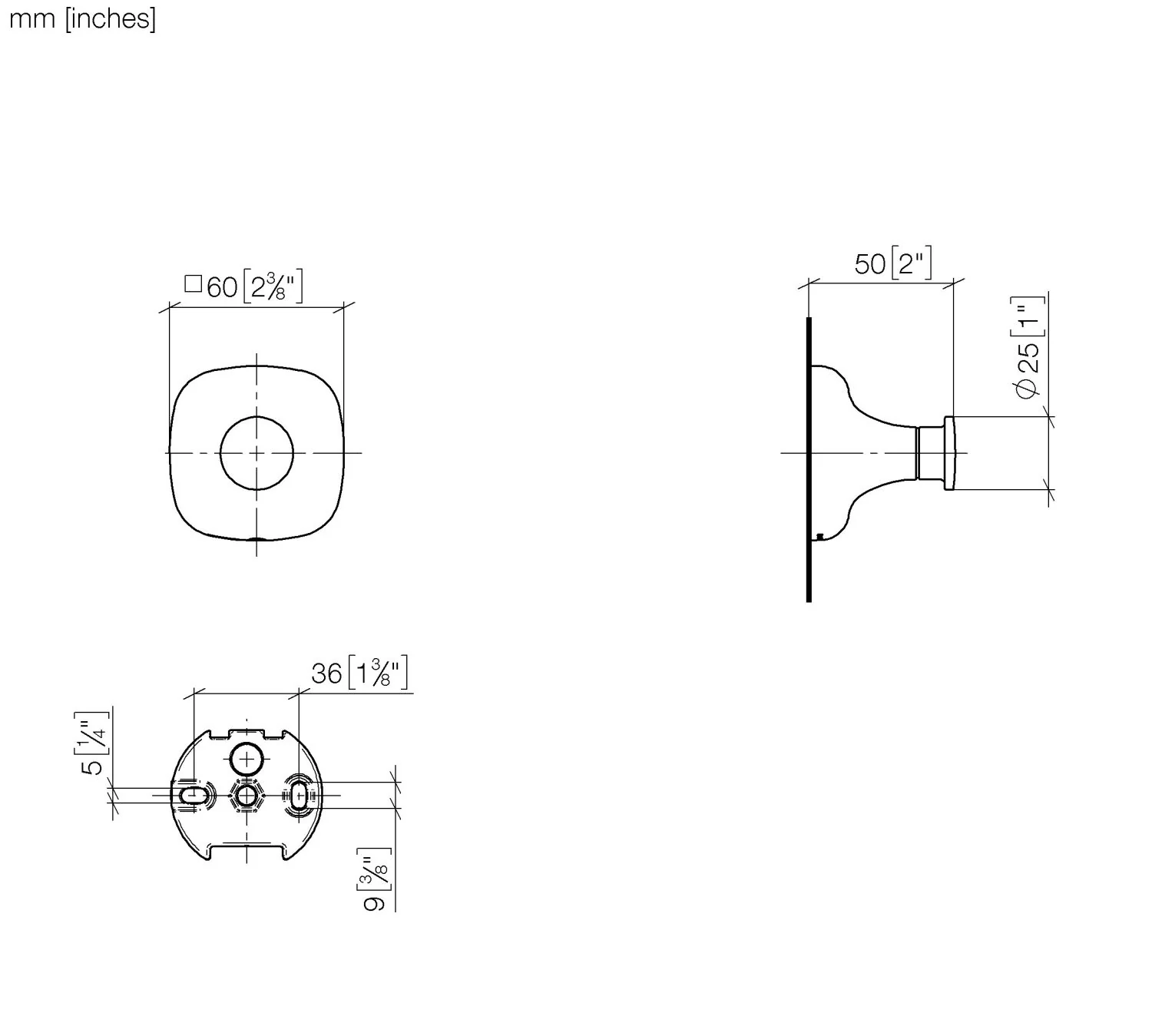 Dornbracht COYA Haken - Messing gebürstet mit 23kt Gold, Rosette 60 x 60 mm, Ausladung 50 mm Dornbracht COYA Haken - Messing gebürstet mit 23kt Gold, Rosette 60 x 60 mm, Ausladung 50 mm