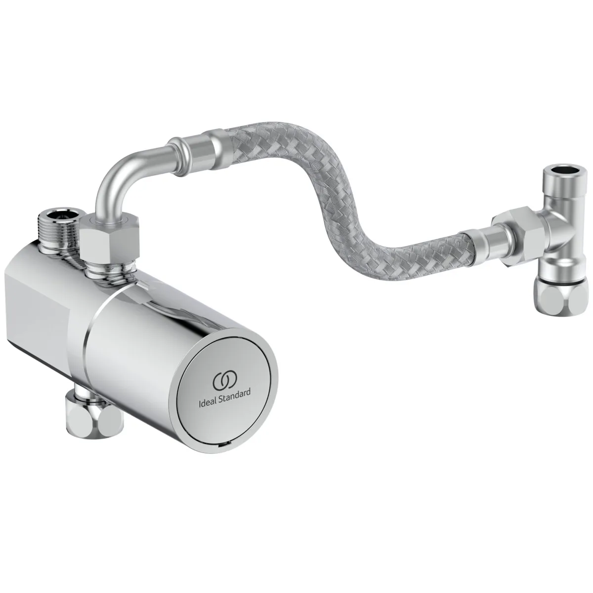 Eckventilthermostat Ceraplus Safe mit Verbindungs-Set Chrom Eckventilthermostat Ceraplus Safe mit Verbindungs-Set Chrom