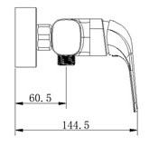 Brause-Einhandbatterie AqvaPro - S-Anschlüsse mit Rosetten - eigensicher - Kartusche mit keramischen Dichtscheiben - Heisswassersperre - Wassermengendurchflussregulierung - chrom Brause-Einhandbatterie AqvaPro - S-Anschlüsse mit Rosetten - eigensicher - Kartusche mit keramischen Dichtscheiben - Heisswassersperre - Wassermengendurchflussregulierung - chrom