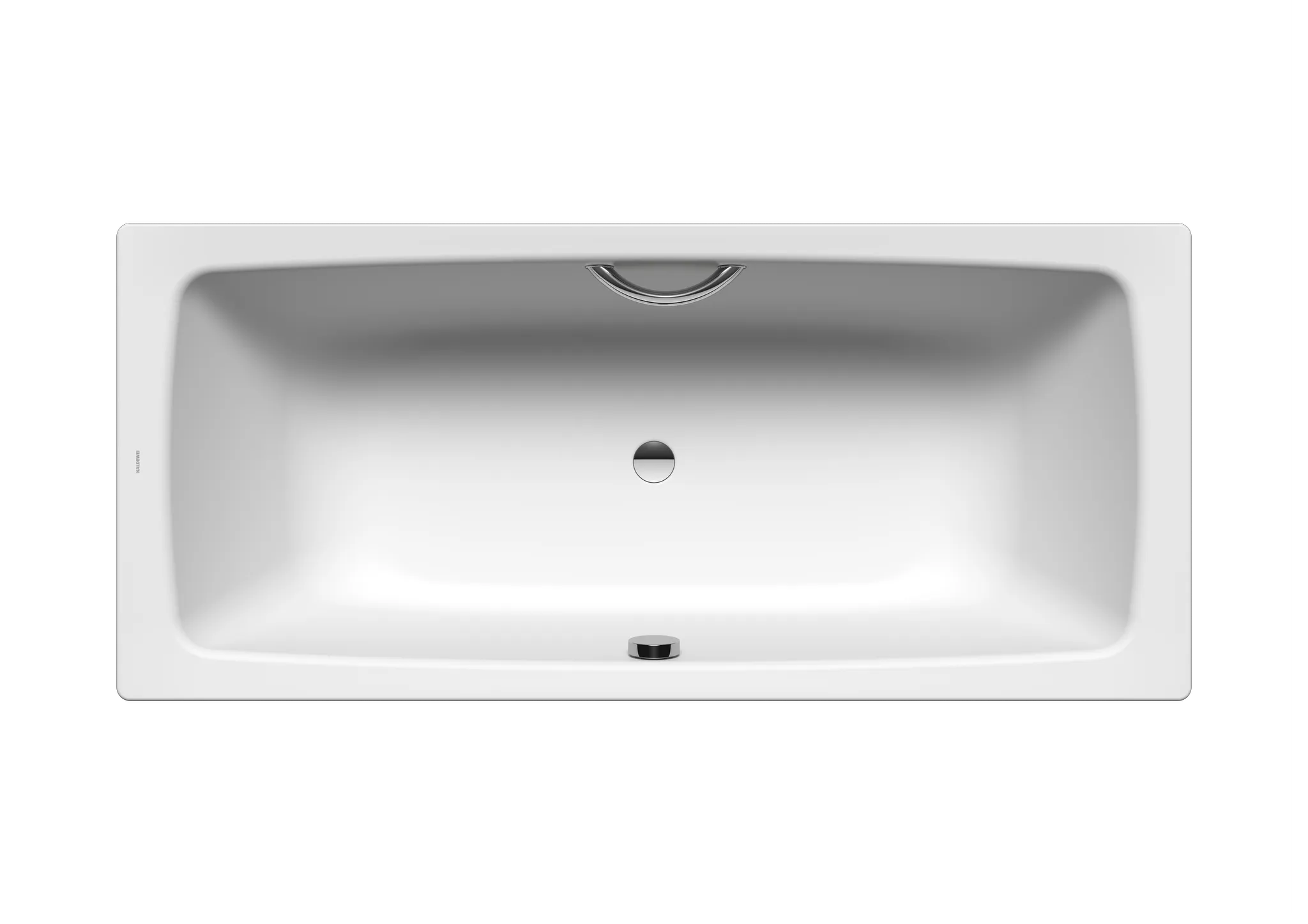Kaldewei Badewanne „Cayono Duo“ rechteck 170 × 75 cm, mit Grifflochbohrungen in alpinweiß matt