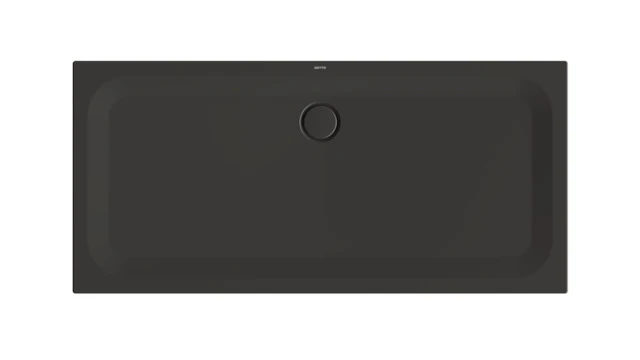 Bette rechteck Duschwanne „BetteUltra“ 1700 × 800 mm mit BetteAntirutsch Pro, ohne Oberflächenveredelung, mit Minimum-Wannenträger, in Anthracite