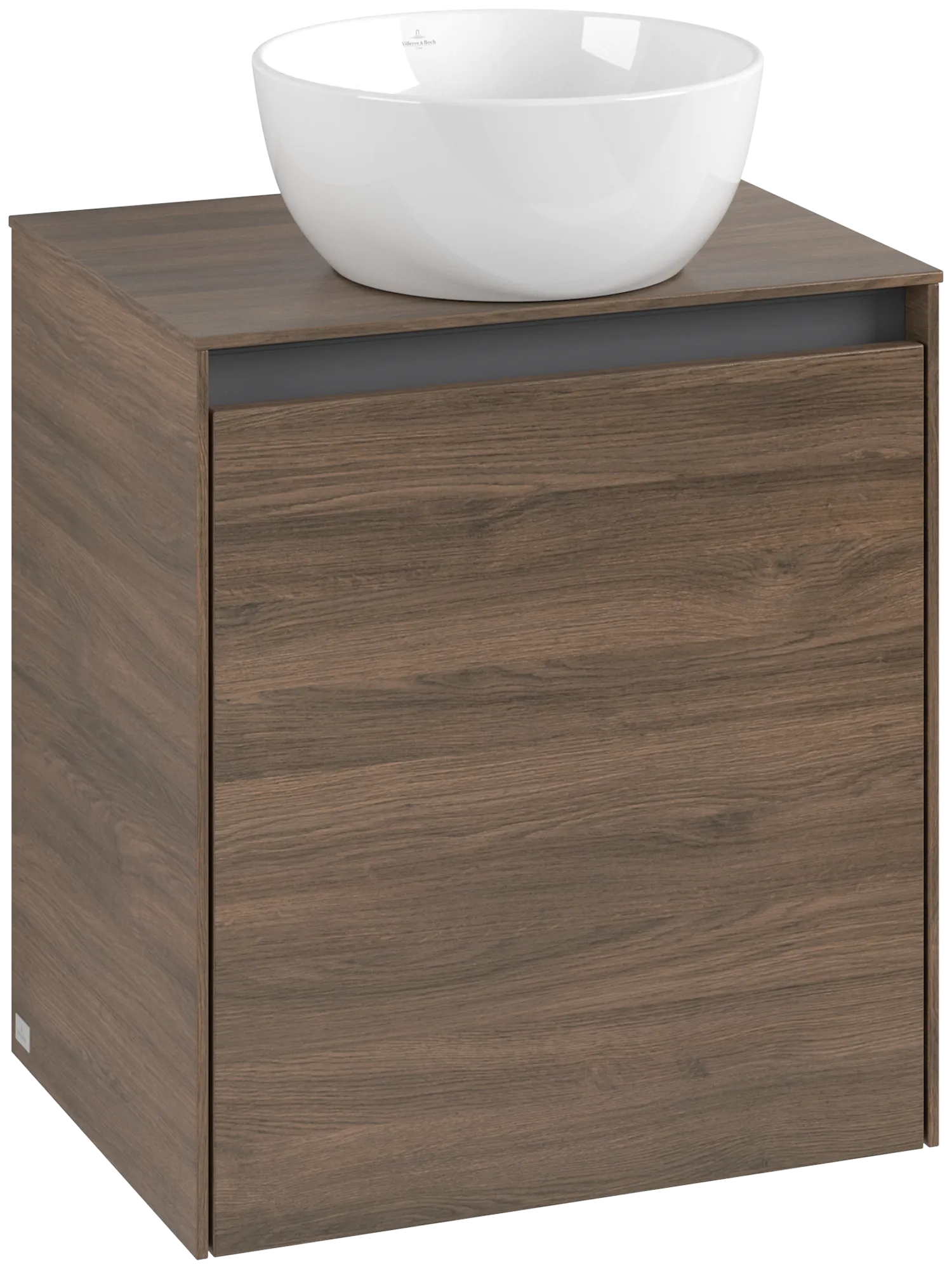 Villeroy & Boch Waschbeckenunterschrank Collaro Arizona Oak 500x380 mm, 1 Tür, SoftClosing, Wandmontage