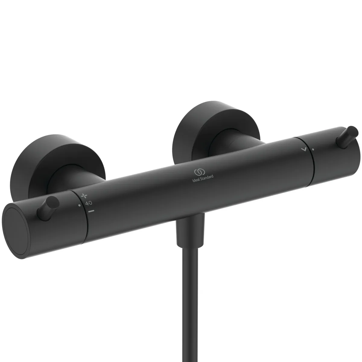 Ideal Standard Brausethermostat Aufputz Ceratherm T125 Pin-Griffe Silk Black Ideal Standard Brausethermostat Aufputz Ceratherm T125 Pin-Griffe Silk Black