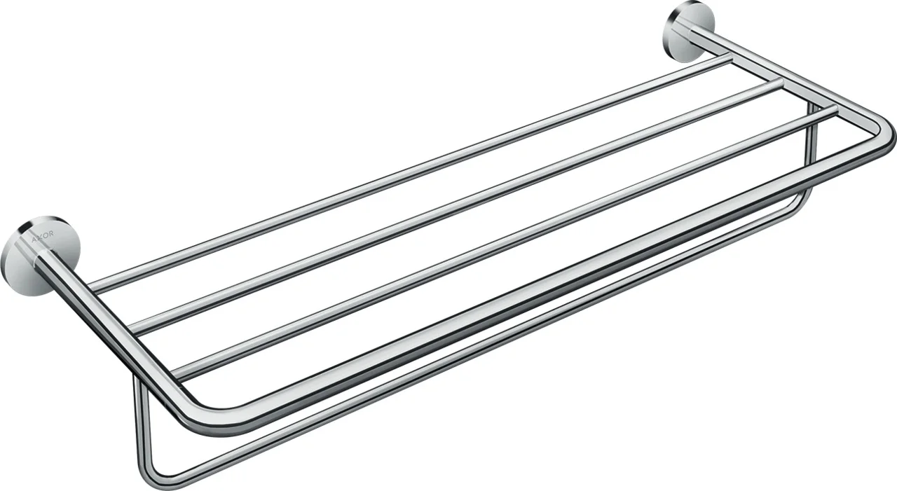 Hansgrohe AXOR Universal Circular Handtuchablage mit Handtuchhalter, Chrom, 655 mm Länge