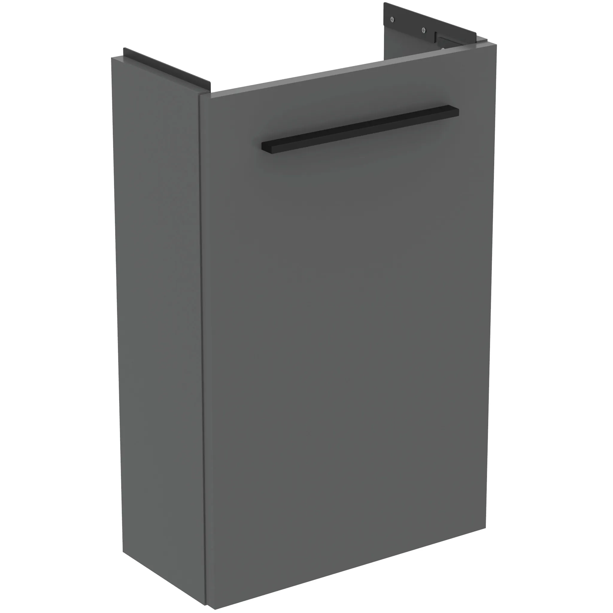 Ideal Standard Handwaschbeckenunterschrank i.life S 1 Tür Quarzgrau matt 410x205x630mm Ideal Standard Handwaschbeckenunterschrank i.life S 1 Tür Quarzgrau matt 410x205x630mm