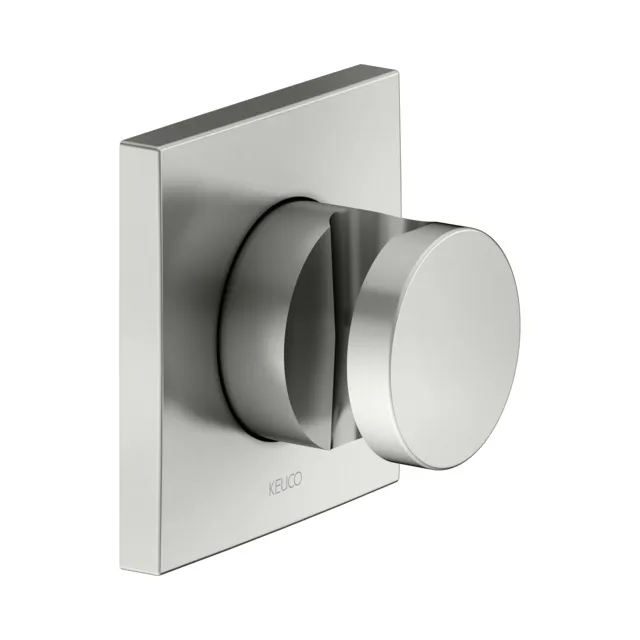 KEUCO IXMO Brausehalter eckig Edelstahl-finish