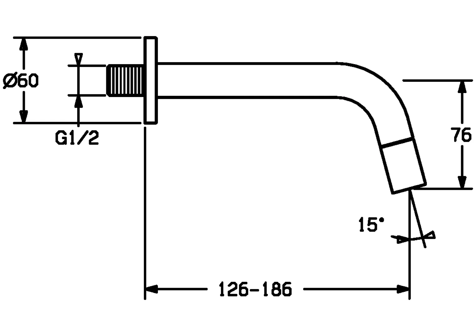 HansaNOVA Einhebelmischer Waschtischbatterie 5096 Ausladung 186 mm DN15 Matt-Schwarz HansaNOVA Einhebelmischer Waschtischbatterie 5096 Ausladung 186 mm DN15 Matt-Schwarz