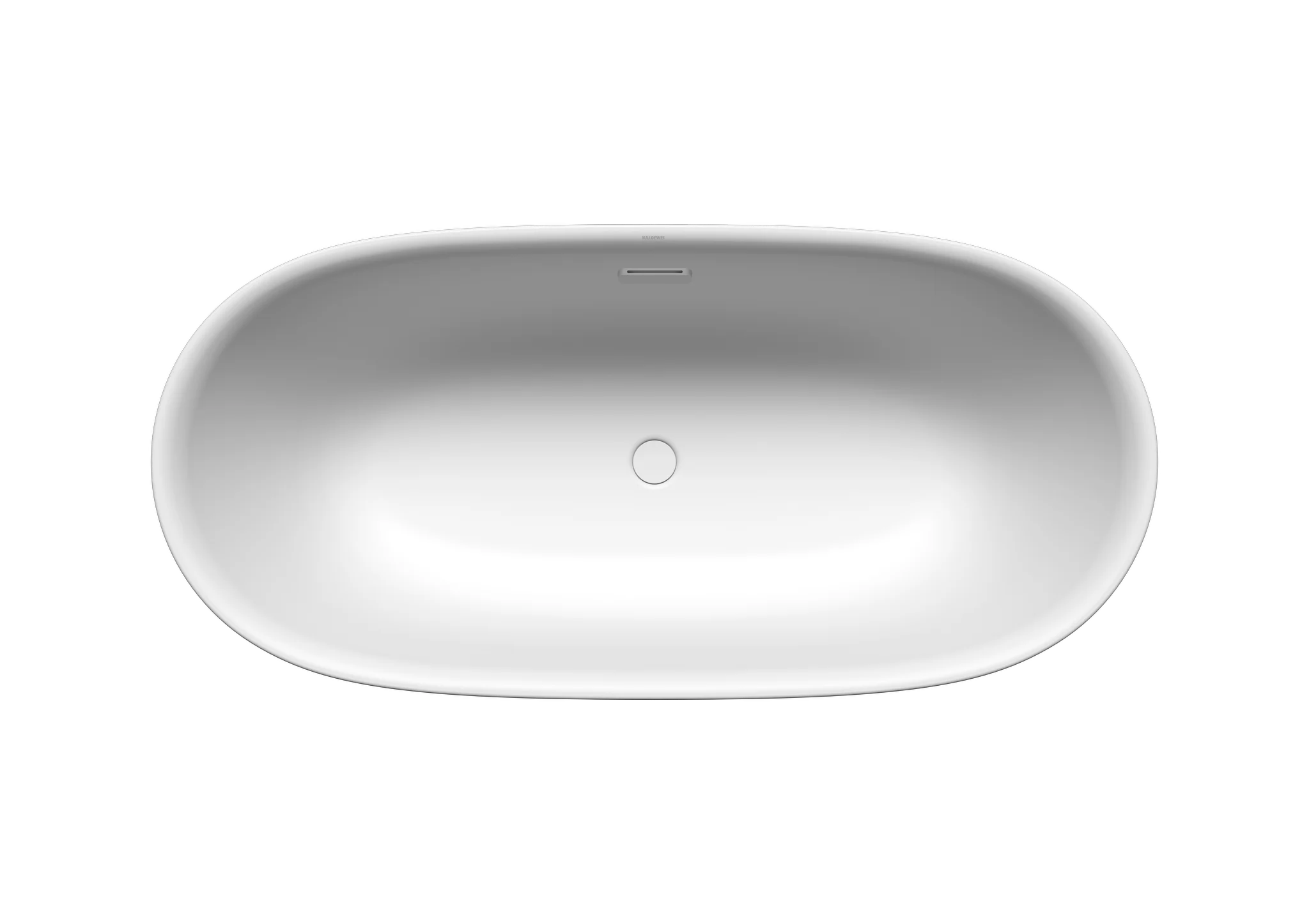 Kaldewei MEISTERSTÜCK OYO DUO Badewanne, alpinweiß, oval, 1630x770 mm, freistehend mit mittigem Ab- und Überlaufdeckel Kaldewei MEISTERSTÜCK OYO DUO Badewanne, alpinweiß, oval, 1630x770 mm, freistehend mit mittigem Ab- und Überlaufdeckel