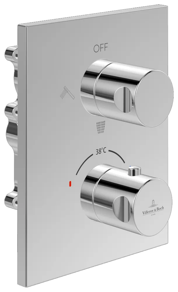 Villeroy & Boch Unterputz-Armatur „Universal Taps &“ in Chrom Villeroy & Boch Unterputz-Armatur „Universal Taps &“ in Chrom