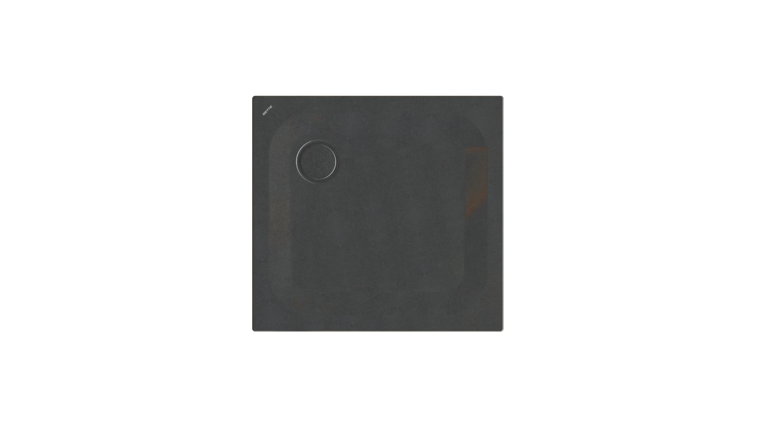 Bette rechteck Duschwanne „BetteUltra“ 800 × 750 mm ohne Oberflächenbeschichtung, ohne Oberflächenveredelung, ohne Wannenträger, in Midnight