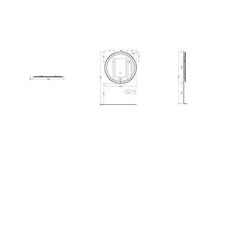 Kludi Kludi-LUMA Spiegel 60x60 H3 cm LED & Entfeuchter 6000 K - 980 Lumen Kludi Kludi-LUMA Spiegel 60x60 H3 cm LED & Entfeuchter 6000 K - 980 Lumen