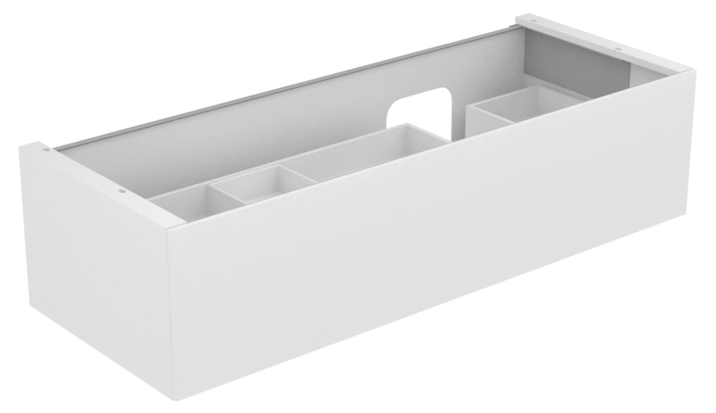KEUCO Waschtischunterschrank mit Auszug „Edition 11“ Cashmere (Glas, satiniert), Cashmere (Lack, seidenmatt), Becken rechts, mit Beleuchtung 1400 × 350 × 535 mm KEUCO Waschtischunterschrank mit Auszug „Edition 11“ Cashmere (Glas, satiniert), Cashmere (Lack, seidenmatt), Becken rechts, mit Beleuchtung 1400 × 350 × 535 mm