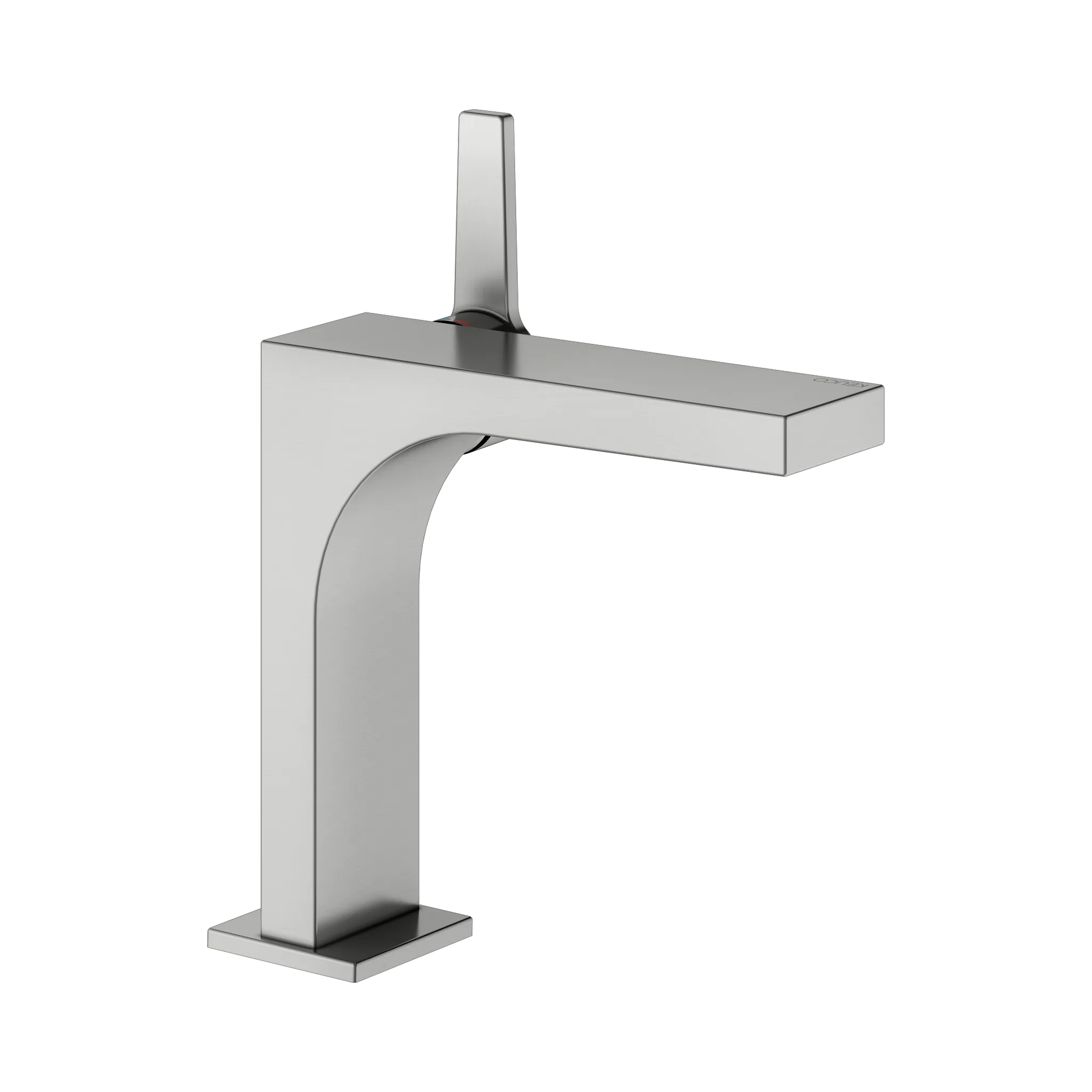 KEUCO EDITION 11 Einhebel-Waschtischmischer 150 ohne Zugstangen-Ablaufgarnitur Edelstahl-finish