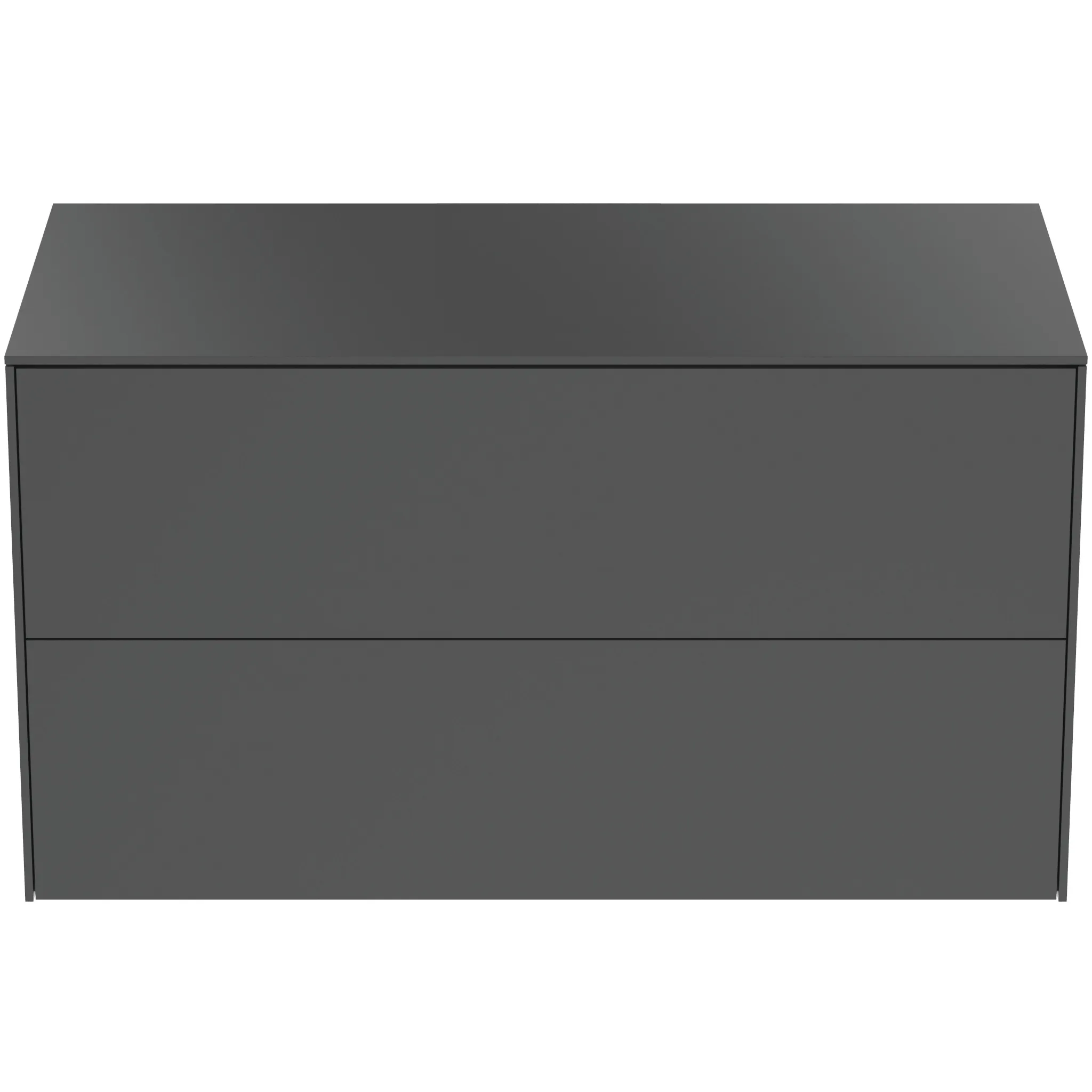 Ideal Standard Waschtischunterschrank Conca, 2 Auszüge, anthrazit Ideal Standard Waschtischunterschrank Conca, 2 Auszüge, anthrazit