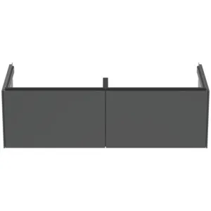 Ideal Standard Waschtischunterschrank „Conca“ 120 × 37 × 50,5 cm Anthrazit matt lackiert Ideal Standard Waschtischunterschrank „Conca“ 120 × 37 × 50,5 cm Anthrazit matt lackiert