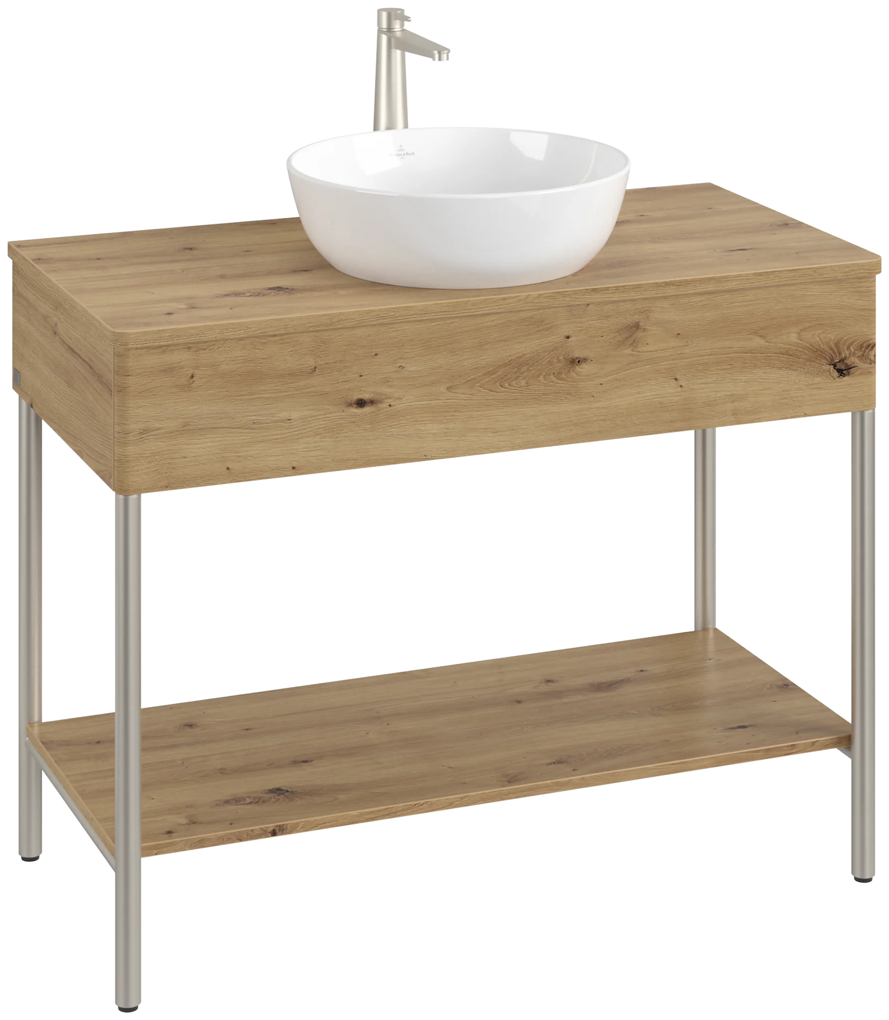 Villeroy & Boch Waschbeckenunterschrank Artis L64050TS, Eckig Oak Natural Touch, 1000x782x500mm, mit Beleuchtung und Push-to-open Funktion Villeroy & Boch Waschbeckenunterschrank Artis L64050TS, Eckig Oak Natural Touch, 1000x782x500mm, mit Beleuchtung und Push-to-open Funktion