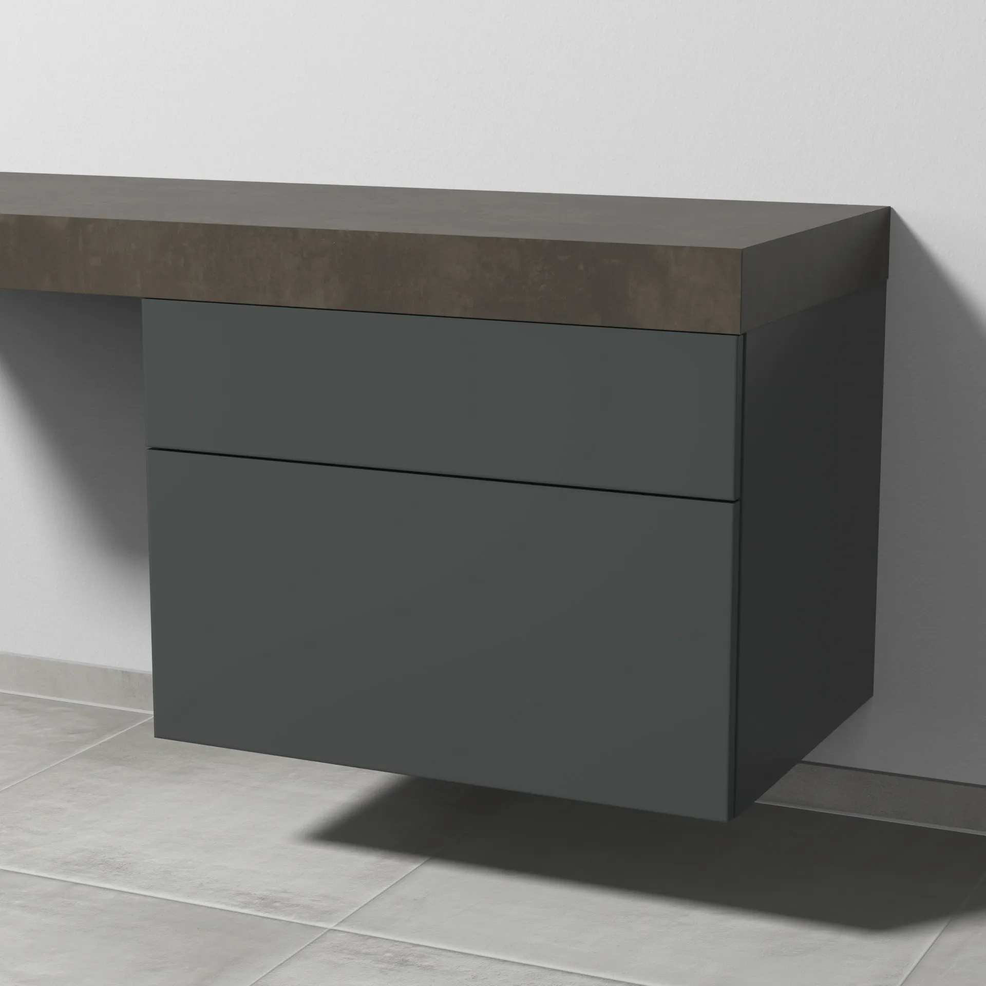 Sanipa Unterschrank „2morrow“ 700 × 510 × 520 mm in Anthrazit (matt) Sanipa Unterschrank „2morrow“ 700 × 510 × 520 mm in Anthrazit (matt)