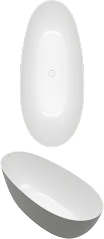 Villeroy & Boch Badewanne „Antao“ freistehend oval 170 × 75 cm in Weiß Alpin / Colour On Demand Villeroy & Boch Badewanne „Antao“ freistehend oval 170 × 75 cm in Weiß Alpin / Colour On Demand