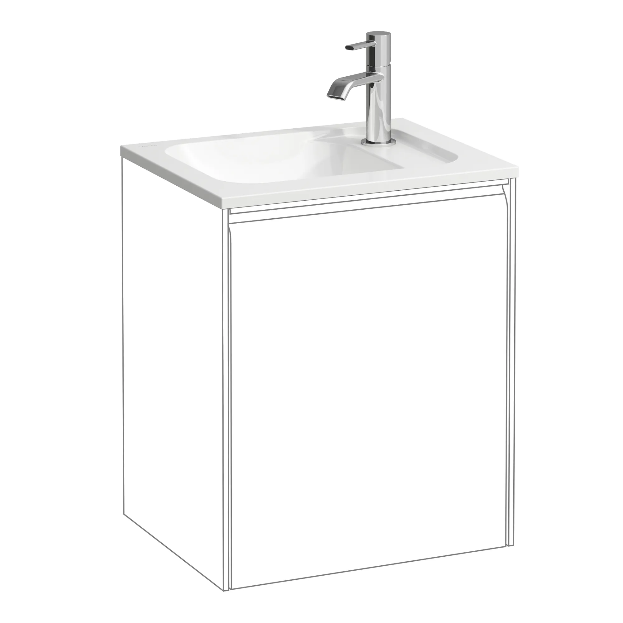 Laufen „MEDA“ in Weiß Laufen „MEDA“ in Weiß