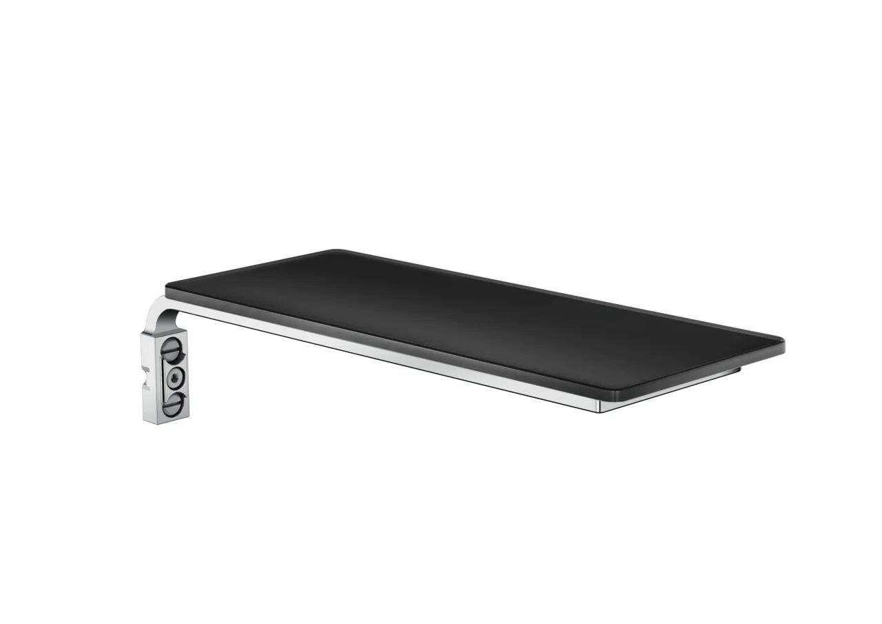 Hansgrohe Casetta Ablage E schwarz/chrom, Länge 200 mm