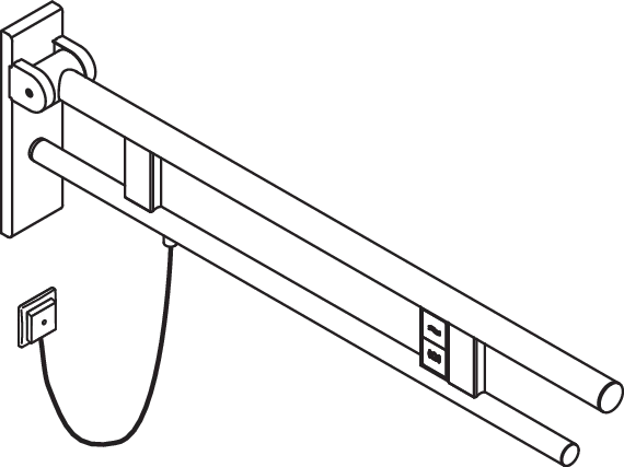 HEWI Stützklappgriff „System 900“