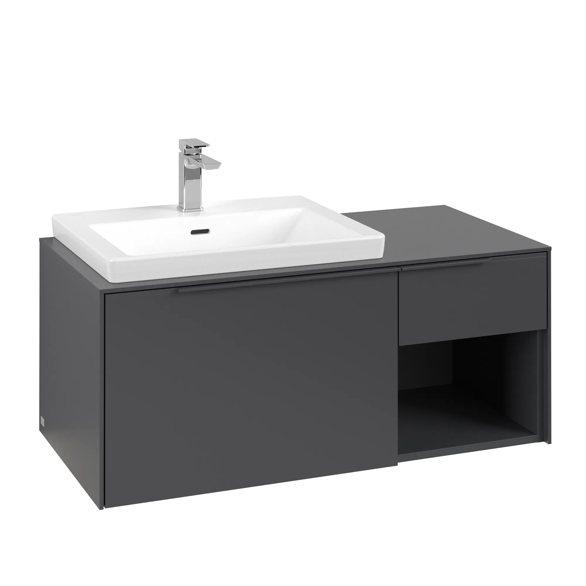 Villeroy & Boch Subway 3.0 Waschbeckenunterschrank C572L2, 1001x423x516mm, Graphite