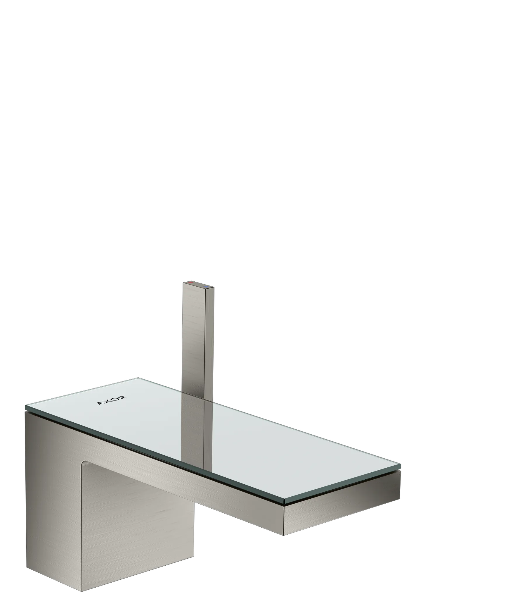 Hansgrohe AXOR MyEdition Mischer mit Platte 200 Glas, Spiegel Hansgrohe AXOR MyEdition Mischer mit Platte 200 Glas, Spiegel