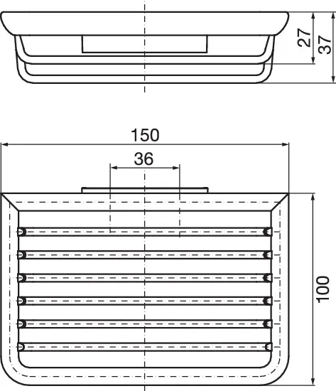 emco system 2 Seifenkorbmit verdeckter Wandbefestigung, chrom emco system 2 Seifenkorbmit verdeckter Wandbefestigung, chrom