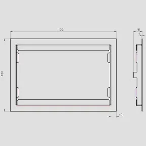 SANIT WC-Nachrüstrahmen 10mm Edelstahl poliert SANIT WC-Nachrüstrahmen 10mm Edelstahl poliert