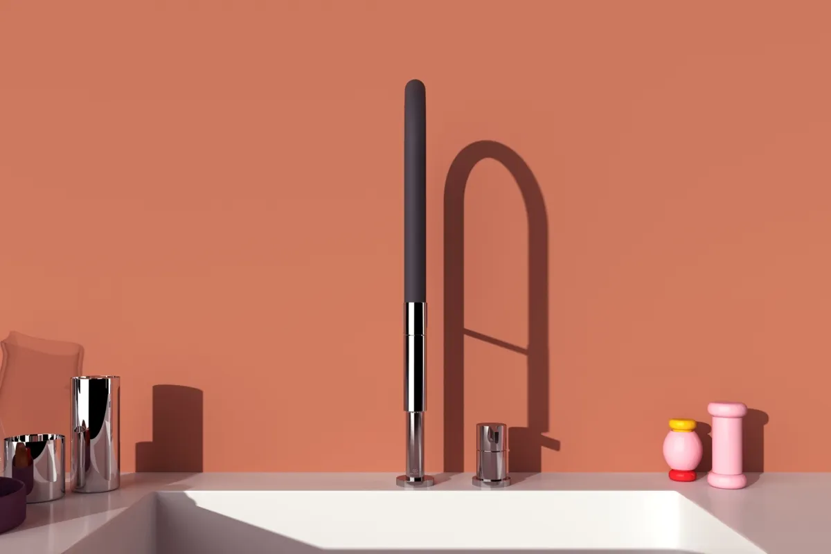 2-Loch Küchenarmatur Gusto Ausladung 225mm Semi-Pro 2-Funktionsbrause Brushed Gold 2-Loch Küchenarmatur Gusto Ausladung 225mm Semi-Pro 2-Funktionsbrause Brushed Gold