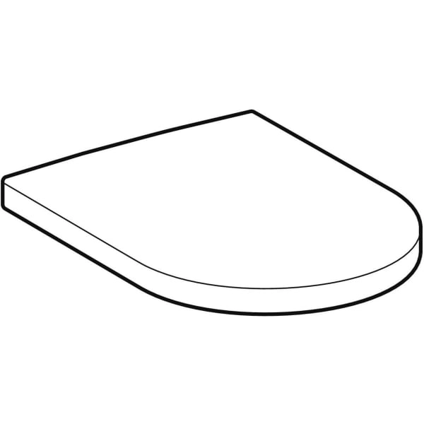 Geberit WC-Sitz ehemals Keramag „Renova Plan“ in weiß alpin, Soft Closing, Befestigung von oben Geberit WC-Sitz ehemals Keramag „Renova Plan“ in weiß alpin, Soft Closing, Befestigung von oben