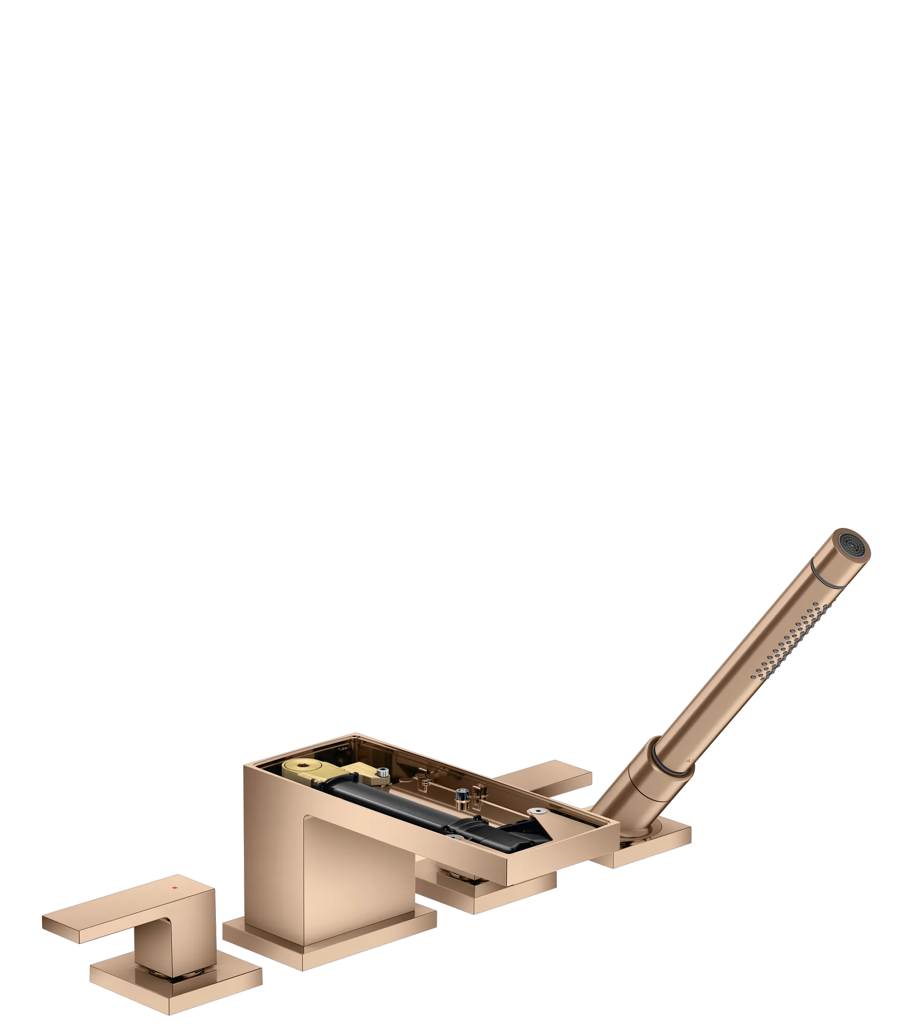 Hansgrohe AXOR MyEdition 4-Loch Wannenrandarmatur Polished Red Gold Hansgrohe AXOR MyEdition 4-Loch Wannenrandarmatur Polished Red Gold