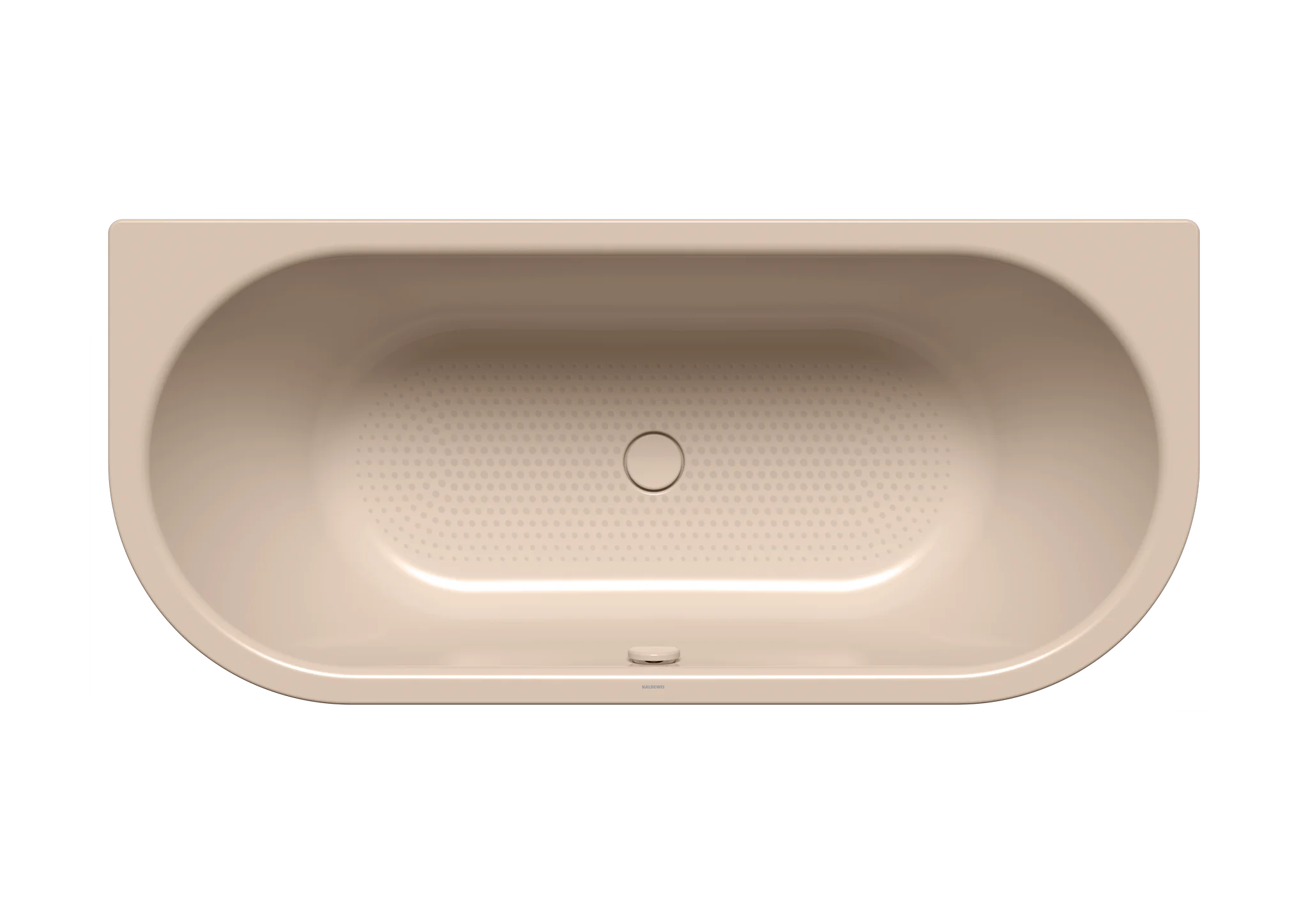 Kaldewei CENTRO DUO 2 Badewanne, oval, 1700x750 mm, 460 mm tief, bahamabeige, Perl-Effekt, Vollantislip